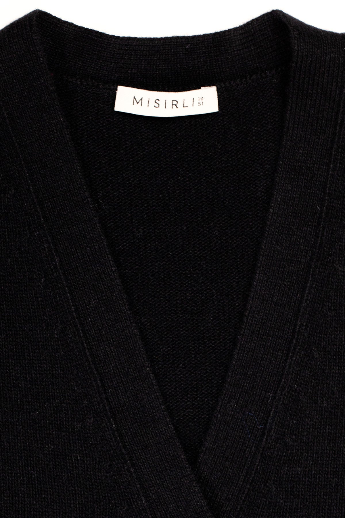 Black Buttoned Midi Women's Cardigan