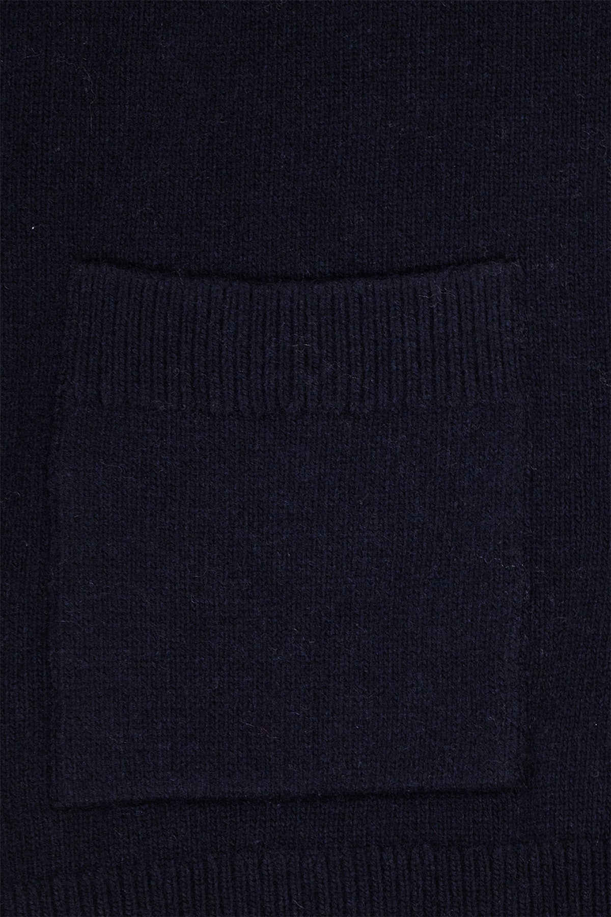 Navy Buttoned Midi Women's Cardigan