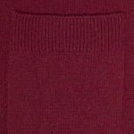 Plum Buttoned Midi Women's Cardigan