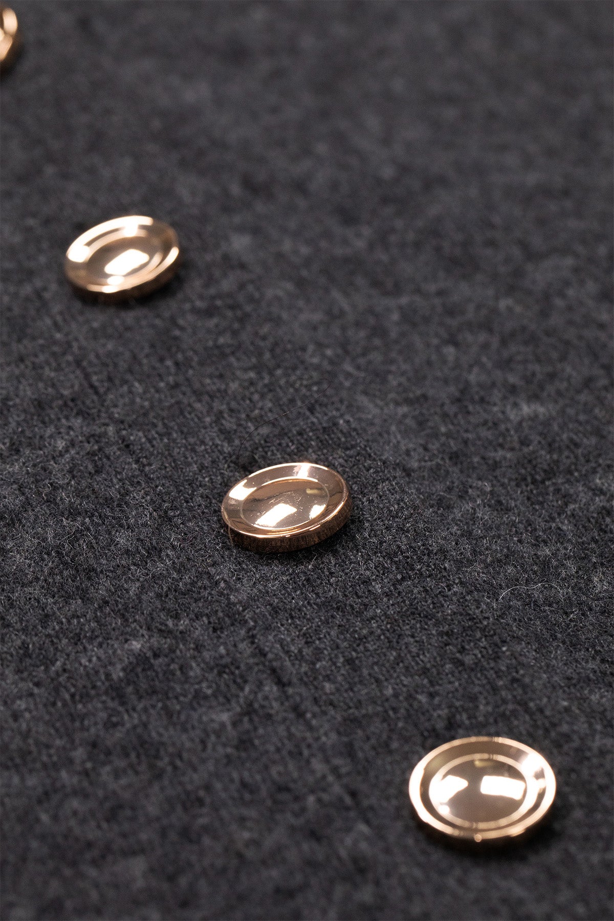 Dark Gray Pocket Detailed Midi Women's Cardigan