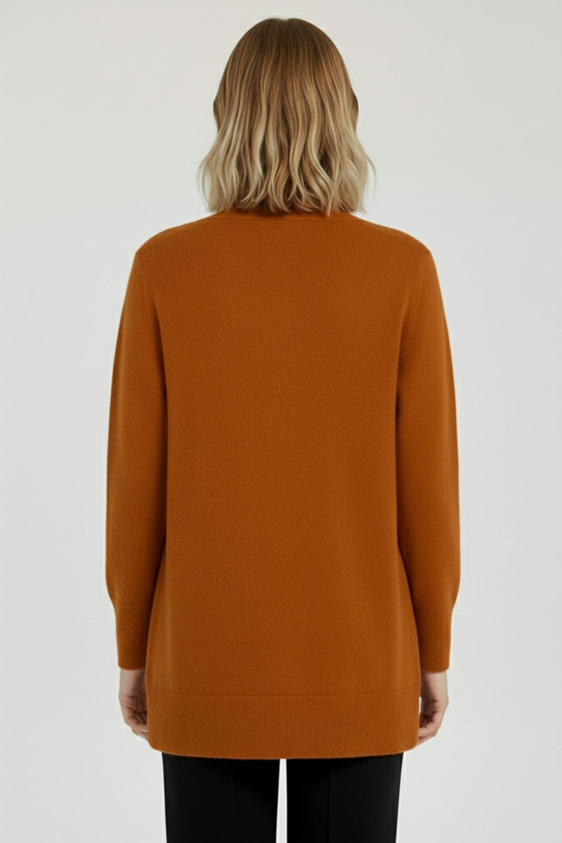 Women's Brick Chain Accessory Cardigan