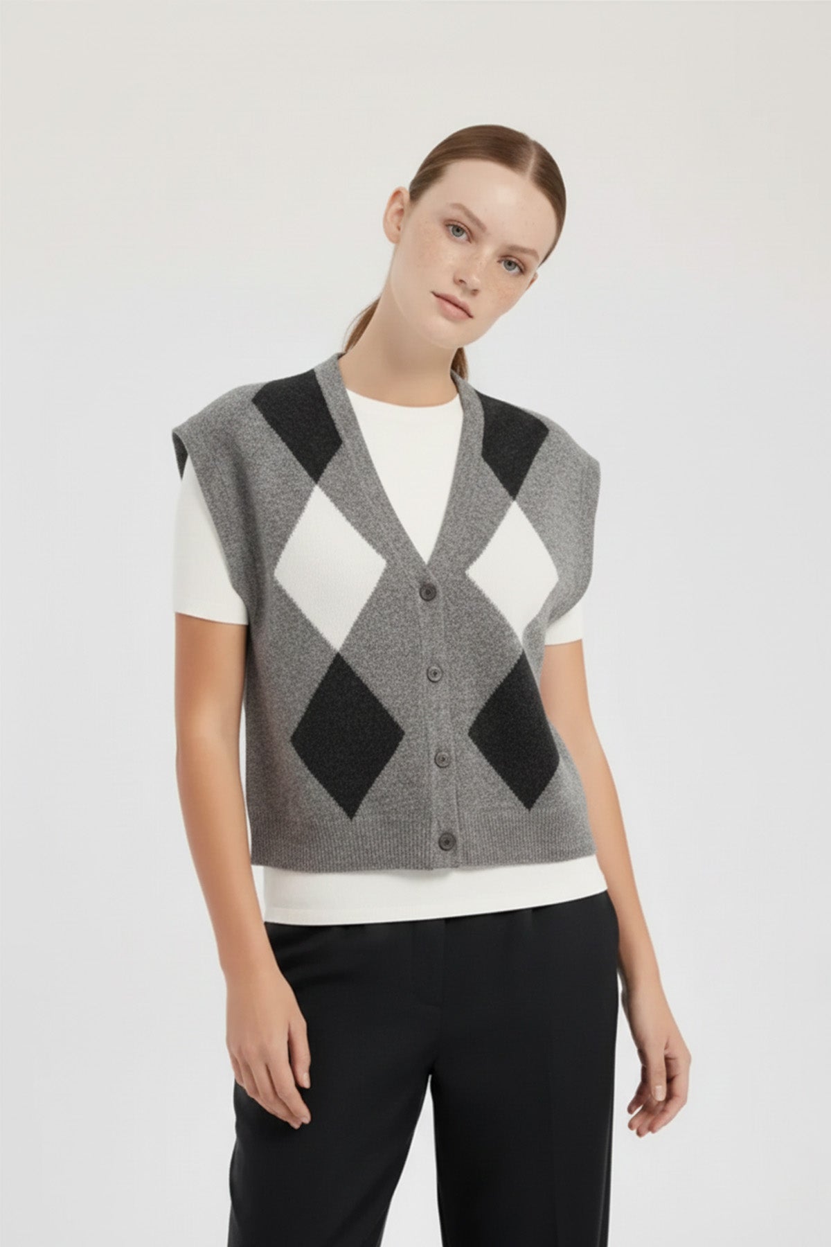 Women's Multicolor Patterned Sweater