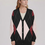 Multicolor Baklava Patterned Women's Cardigan