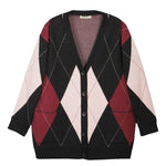 Multicolor Baklava Patterned Women's Cardigan