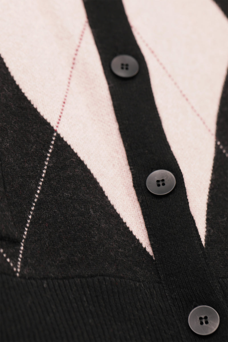 Multicolor Baklava Patterned Women's Cardigan