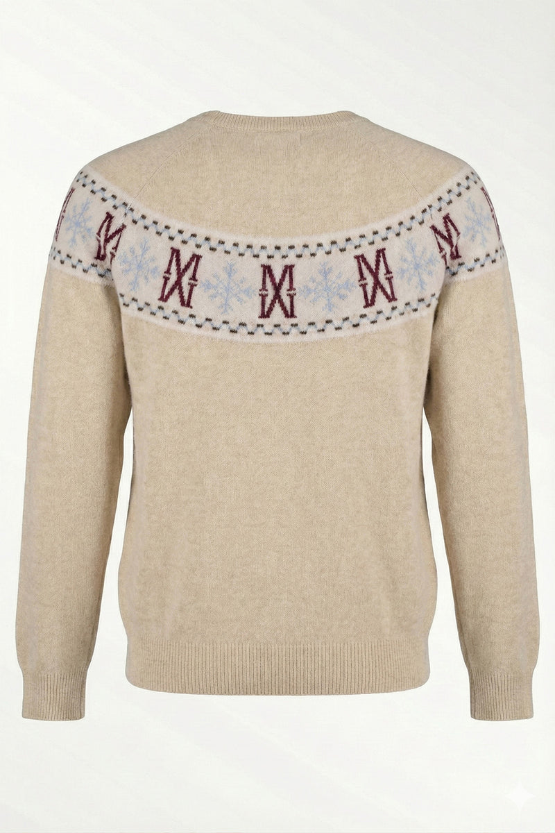 Women's Multicolor Jacquard Sweater