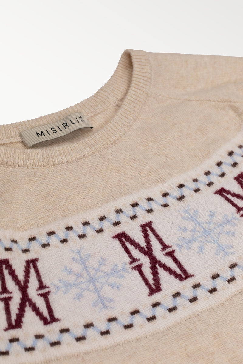 Women's Multicolor Jacquard Sweater