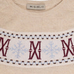 Women's Multicolor Jacquard Sweater