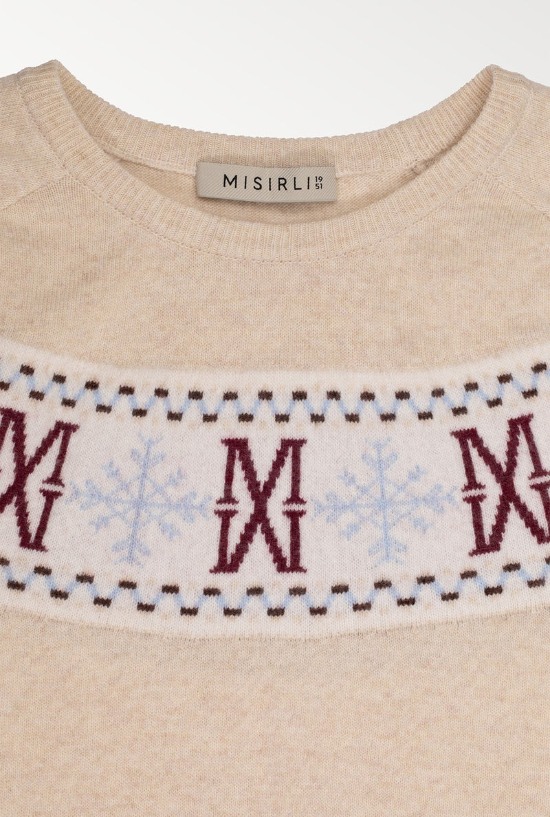 Women's Multicolor Jacquard Sweater