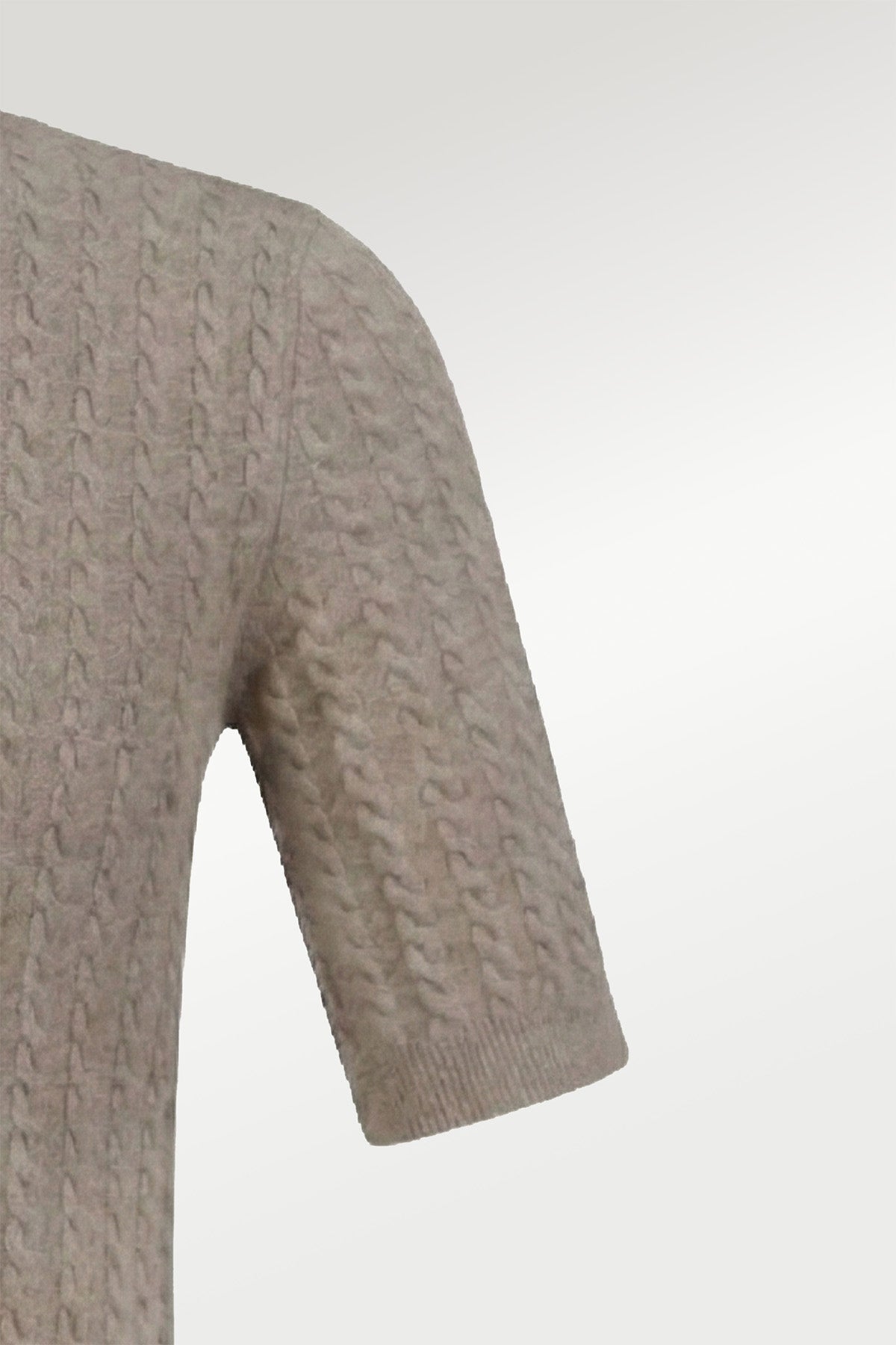 Women's Camel Knit Pattern Pullover