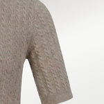 Women's Camel Knit Pattern Pullover