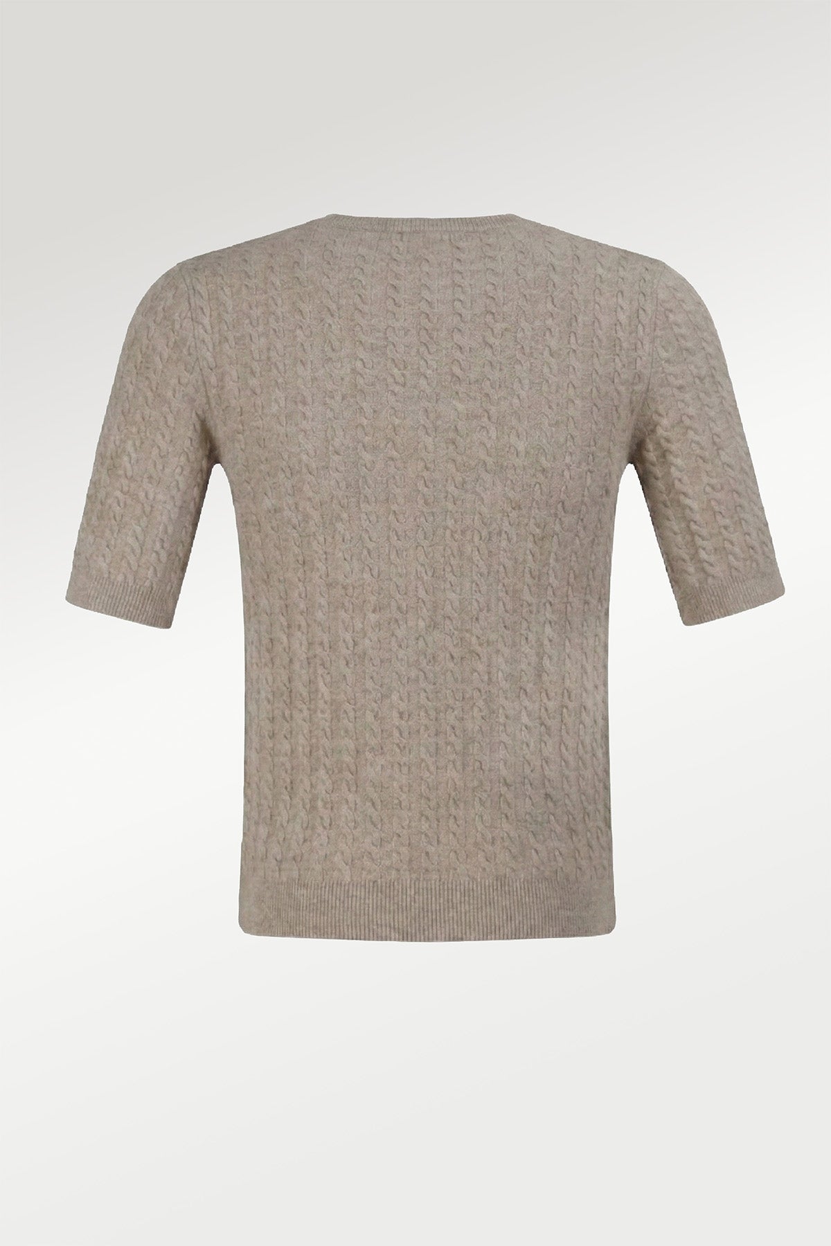 Women's Camel Knit Pattern Pullover