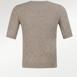 Women's Camel Knit Pattern Pullover