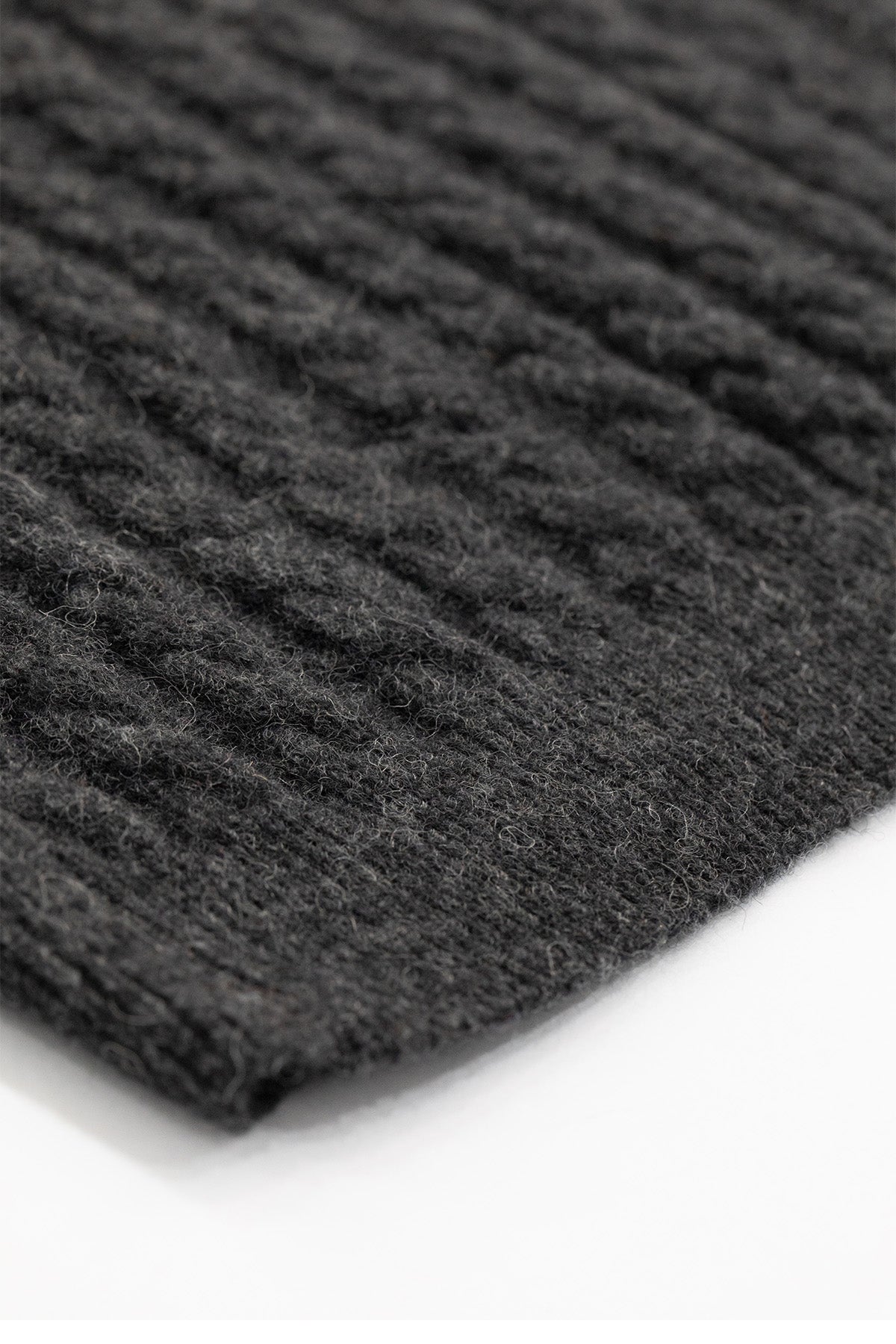 Women's Sweater with Dark Gray Knit Pattern