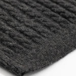 Women's Sweater with Dark Gray Knit Pattern