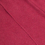 Women's Wide-Leg Ribbed Trousers in Burgundy