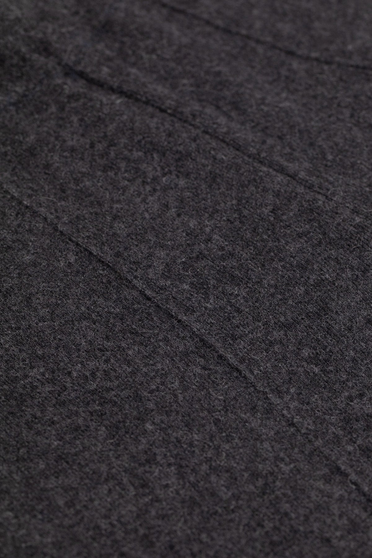 Dark Gray Ribbed Wide-Leg Women's Pants