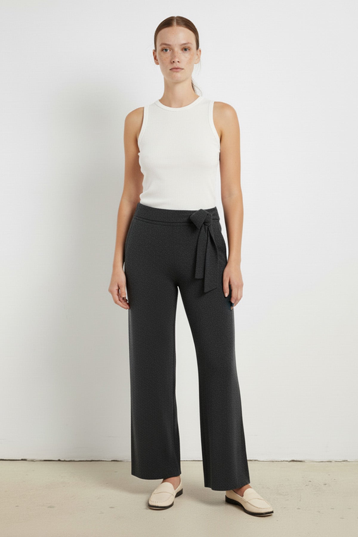 Dark Gray Waistband Women's Pants