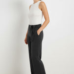 Dark Gray Waistband Women's Pants