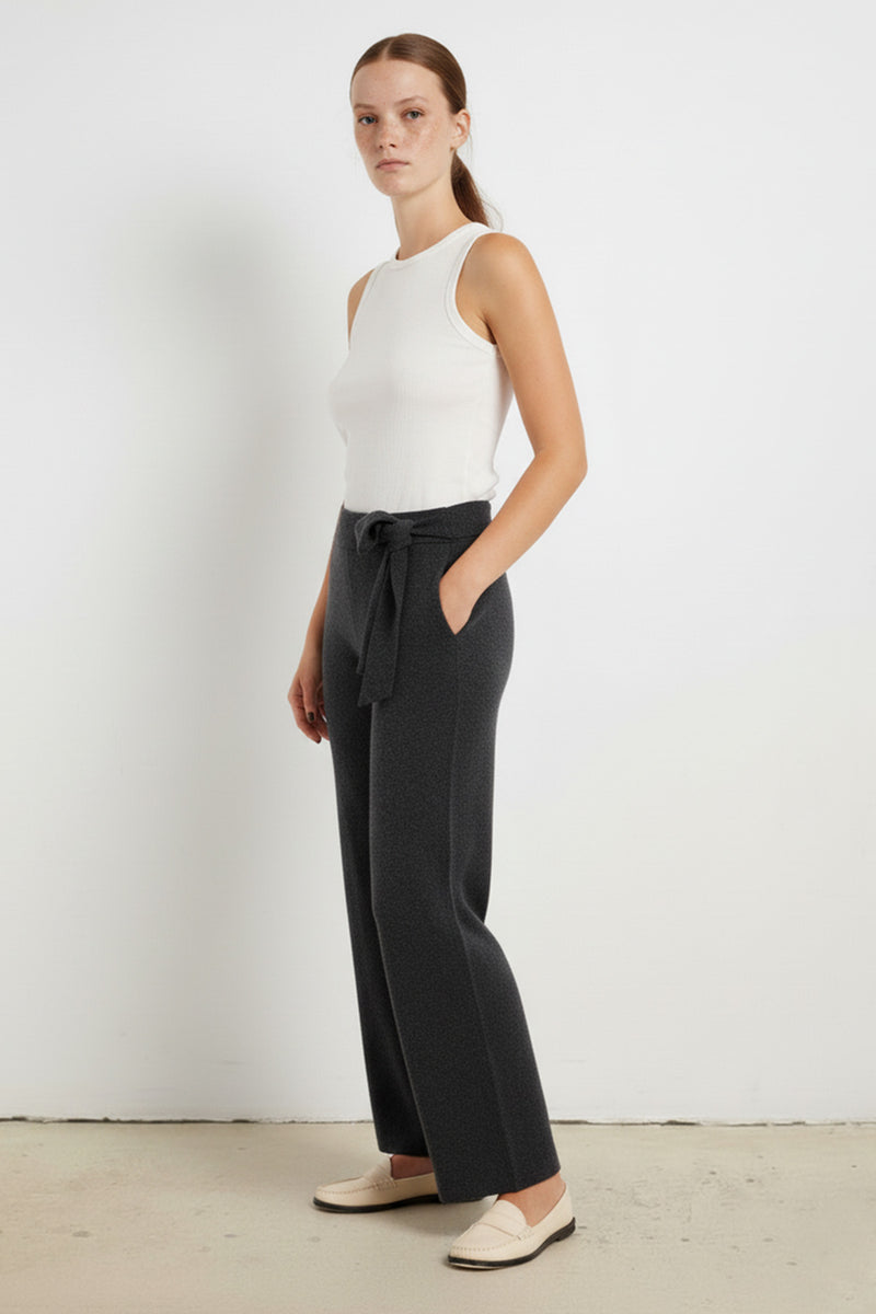 Dark Gray Waistband Women's Pants