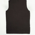 Brown Sleeveless U-Neck Women's Athletic Shirt