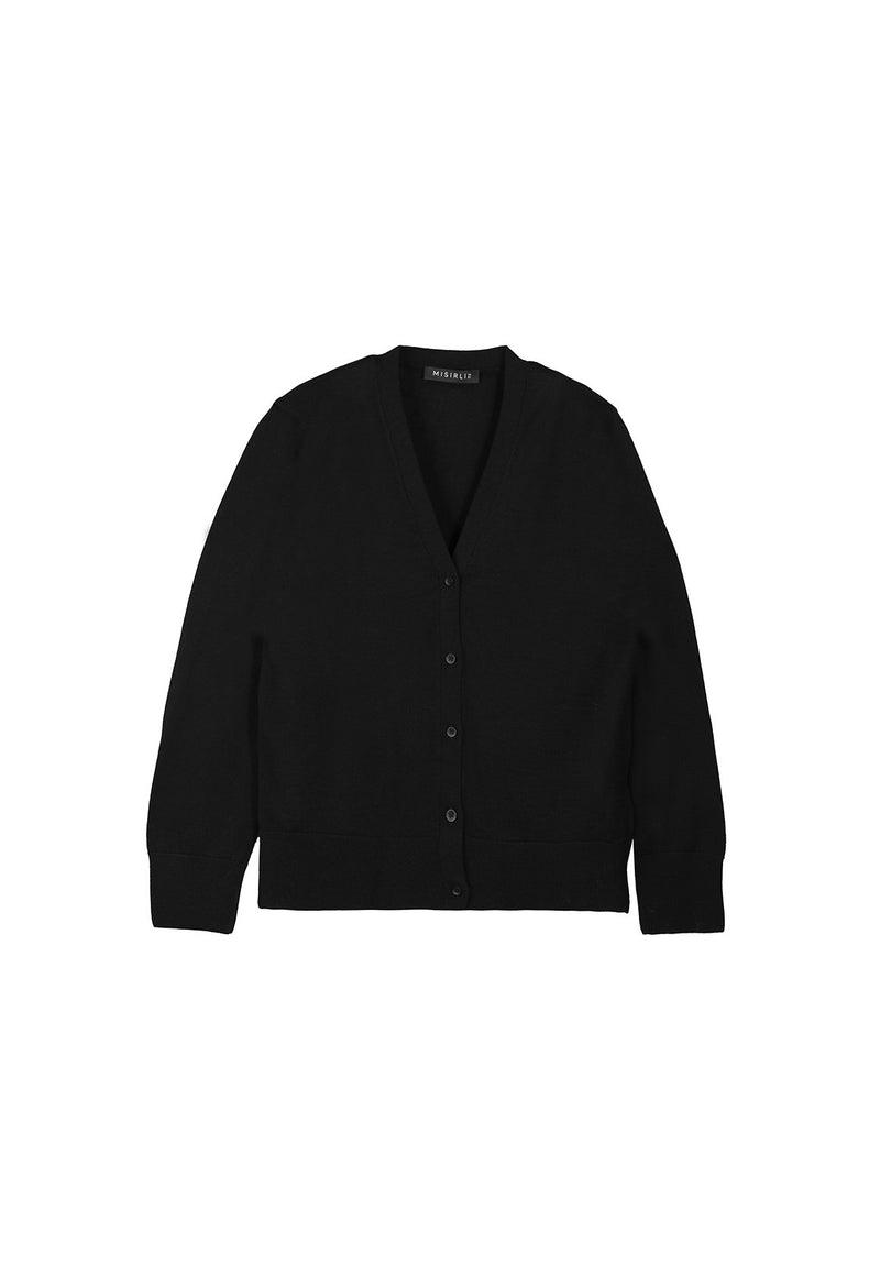 Women's Cardigan with Black Button Details