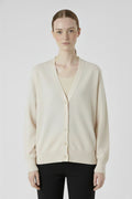 Women's Cardigan with Ecru Button Details