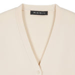 Women's Cardigan with Ecru Button Details