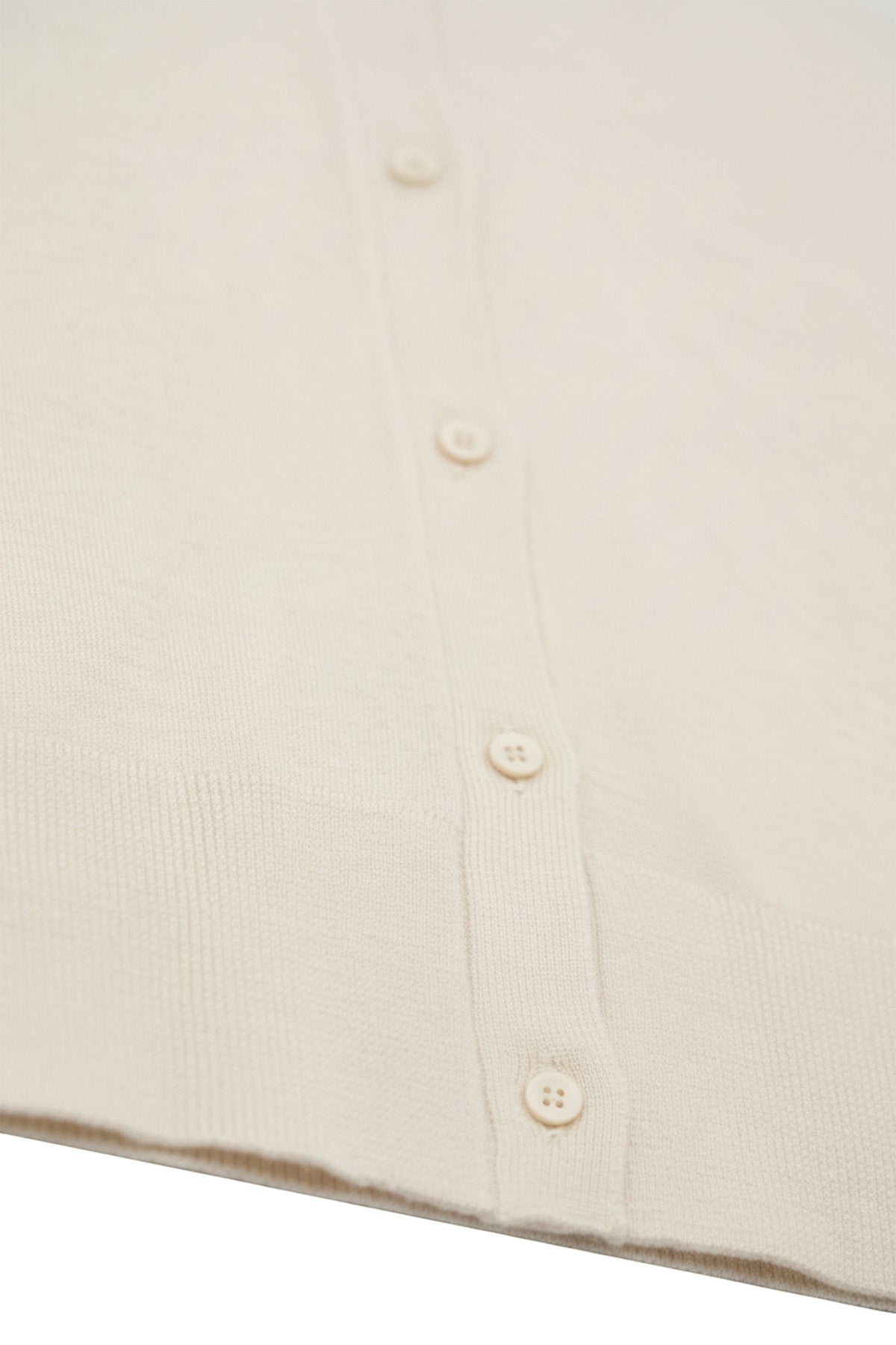 Women's Cardigan with Ecru Button Details