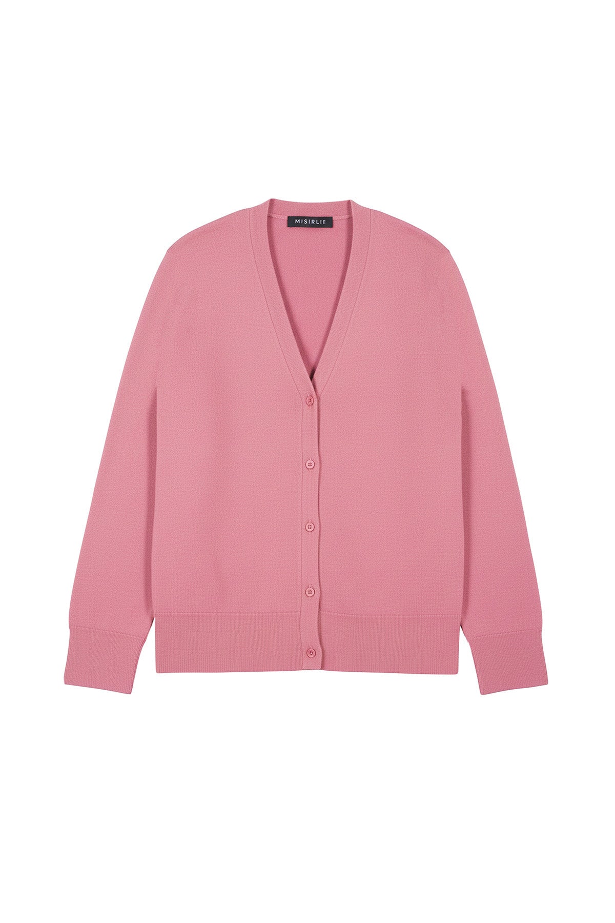 Women's Sweater with Pink Button Details