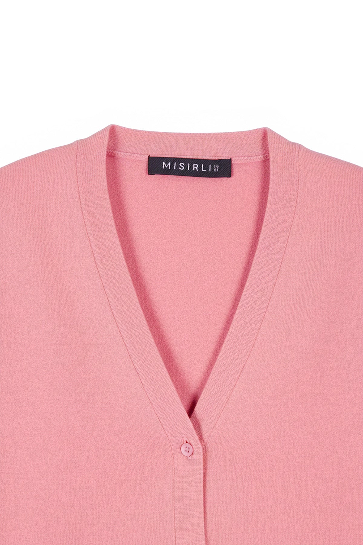 Women's Sweater with Pink Button Details