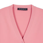 Women's Sweater with Pink Button Details