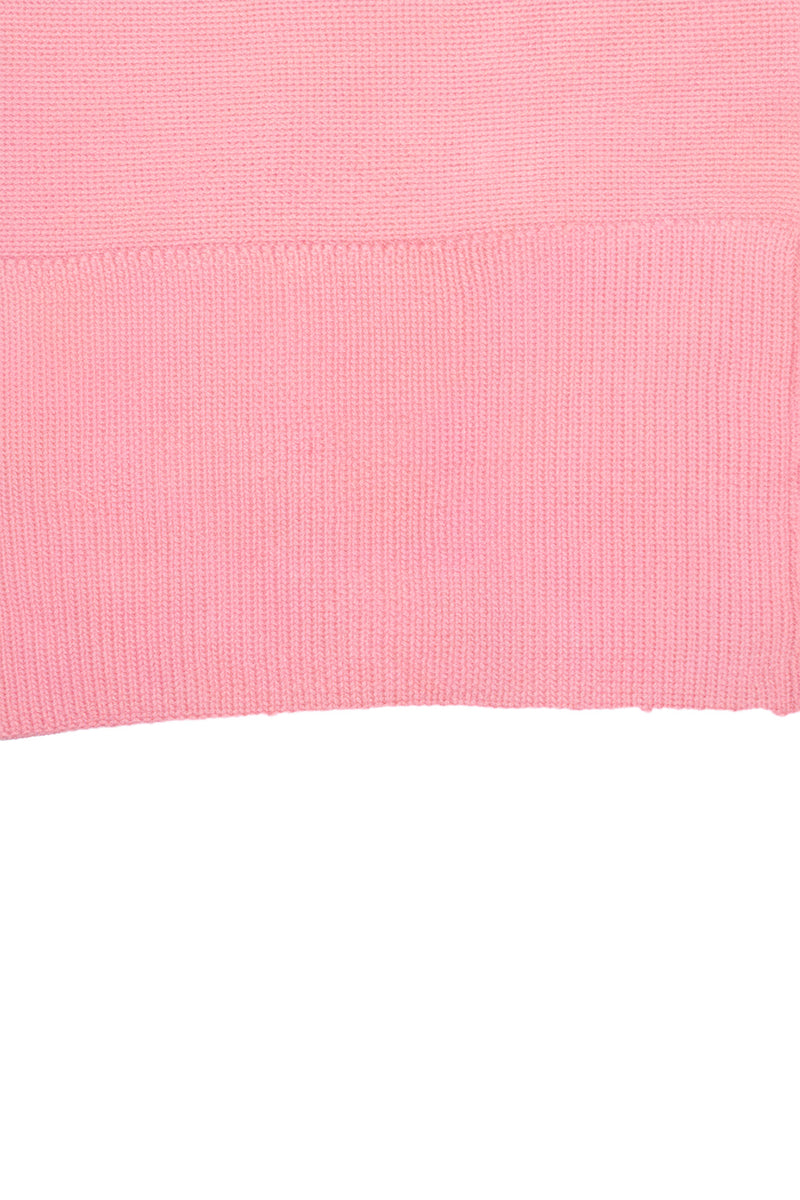 Women's Sweater with Pink Button Details