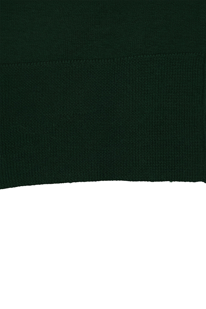 Green Button Detail Women's Cardigan