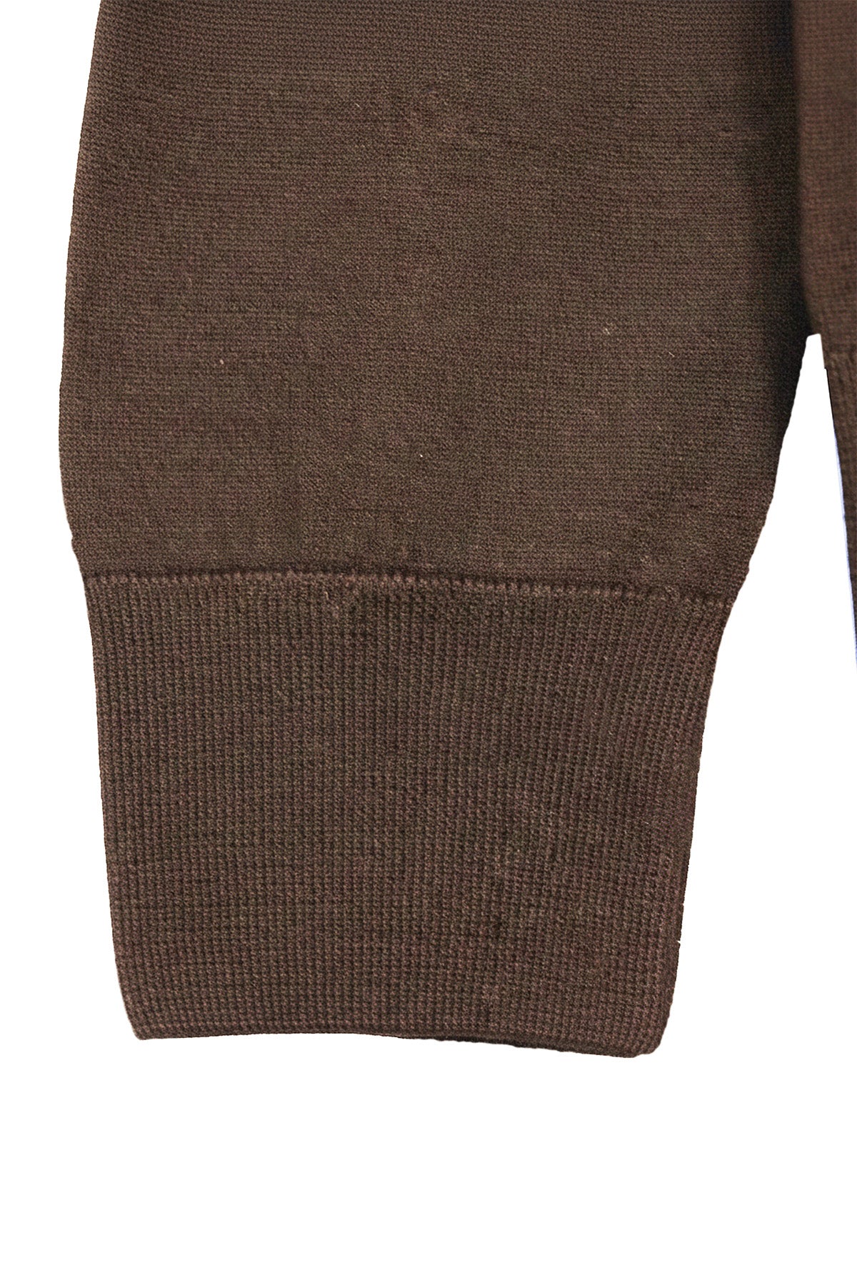 Brown Button Detail Women's Cardigan