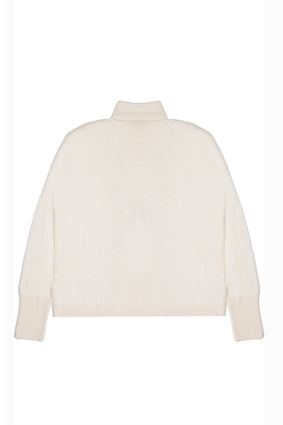 Ecru Fisherman's Neck Women's Sweater