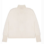 Ecru Fisherman's Neck Women's Sweater