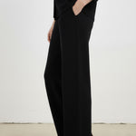 Black Pocket Detailed Women's Trousers