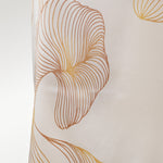 Ecru Blouse with Abstract Pattern