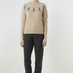 Dark Gray Rib-Bottomed Women's Pants