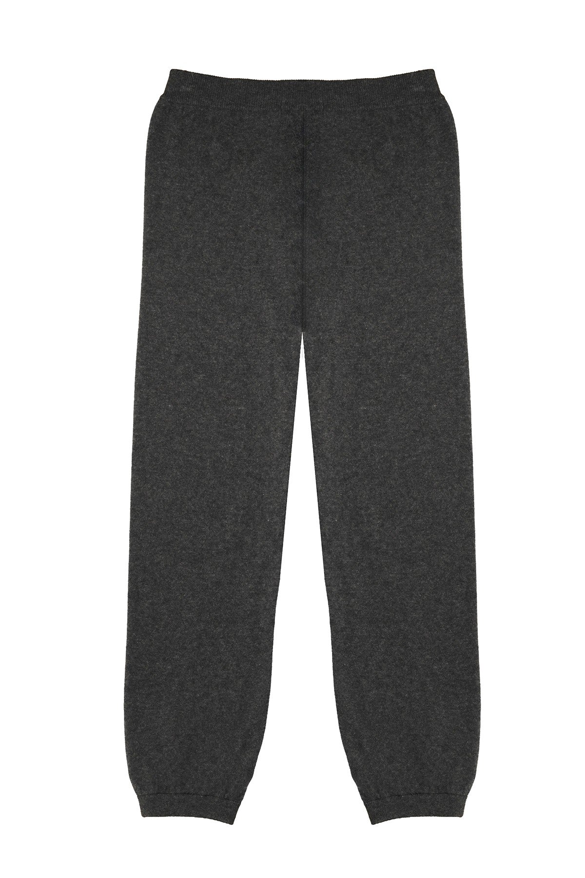 Dark Gray Rib-Bottomed Women's Pants