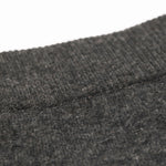 Dark Gray Rib-Bottomed Women's Pants