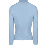 Light Blue Women's Half-Zip Sweater