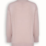 Beige V-Neck Button-Detail Women's Cardigan