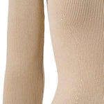 Beige V-Neck Women's Sweater