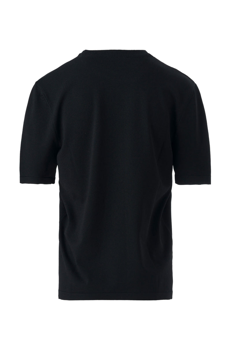 Black Crew Neck Women's Sweater