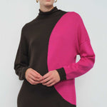 Brown Dress with Collar