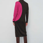 Brown Dress with Collar