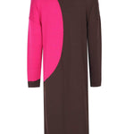 Brown Dress with Collar