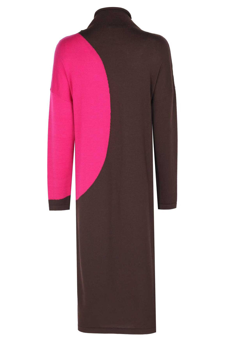 Brown Dress with Collar
